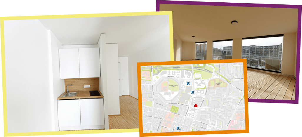 Innenansichten und Standort Hanns-Seidel-Platz